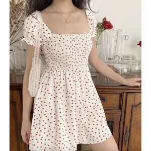 REFORMATION Orangerie Mini Dress in Bingo Size Medium